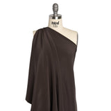 Silk 4-Ply Crepe 44" - Deep Charcoal - Premium Collection