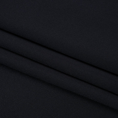 Silk 4-Ply Crepe 44" - Midnight - Premium Collection