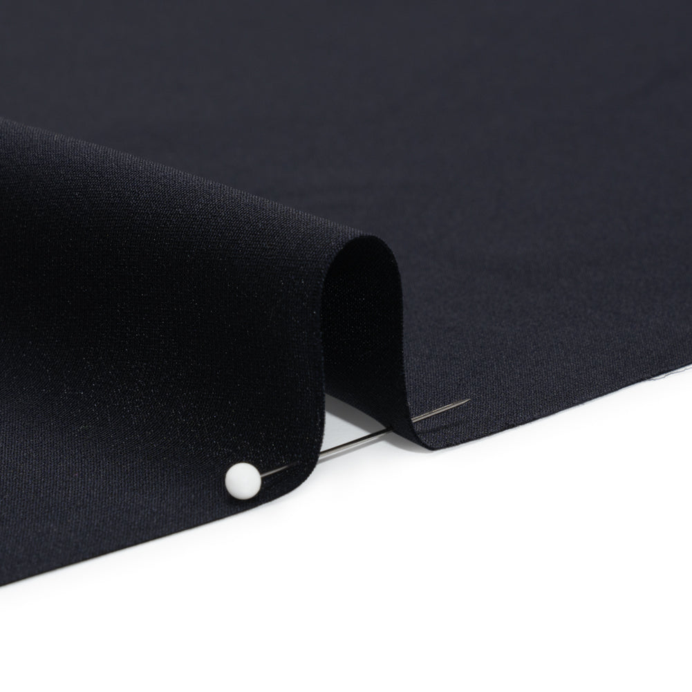 Silk 4-Ply Crepe 44" - Midnight - Premium Collection
