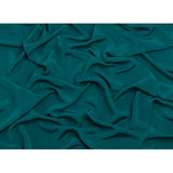 Silk 4-Ply Crepe 44" - Deep Teal - Premium Collection