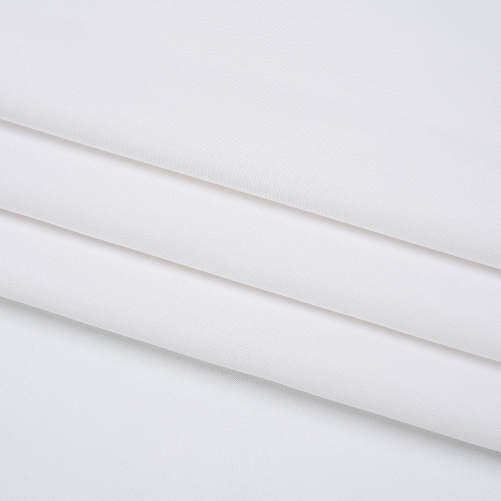Silk 4-Ply Crepe 54" - Bright White - Premium Collection