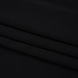 Silk 4-Ply Crepe 54" - Black - Premium Collection