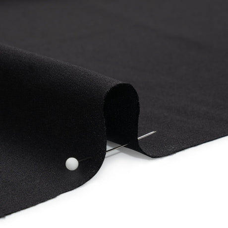 Silk 4-Ply Crepe 54" - Black - Premium Collection