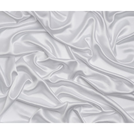 Silk Crepe Back Satin - Bright White - Premium Collection