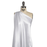 Silk Crepe Back Satin - Bright White - Premium Collection