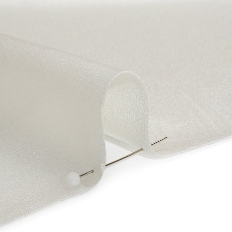 Silk Crepe Back Satin - Whisper White - Premium Collection