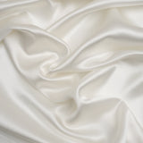 Silk Crepe Back Satin - Whisper White - Premium Collection