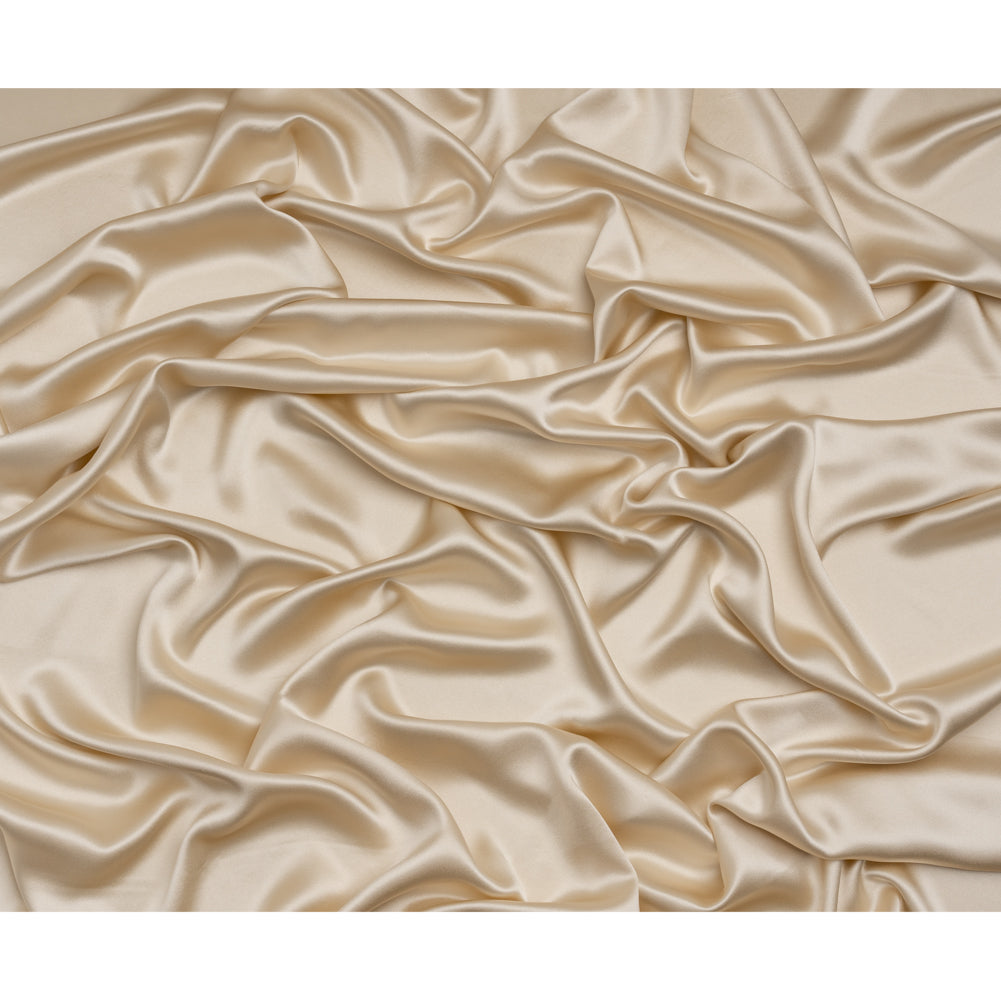 Silk Crepe Back Satin - Tapioca - Premium Collection