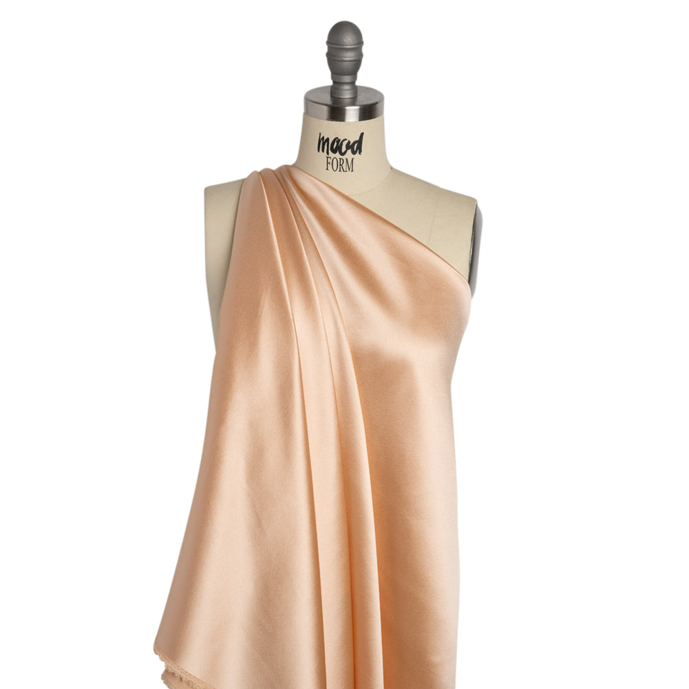 Silk Crepe Back Satin - Ecru - Premium Collection