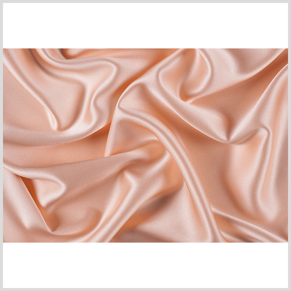 Silk Crepe Back Satin - Pale Blush - Premium Collection