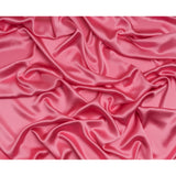 Silk Crepe Back Satin - Carmine Rose - Premium Collection
