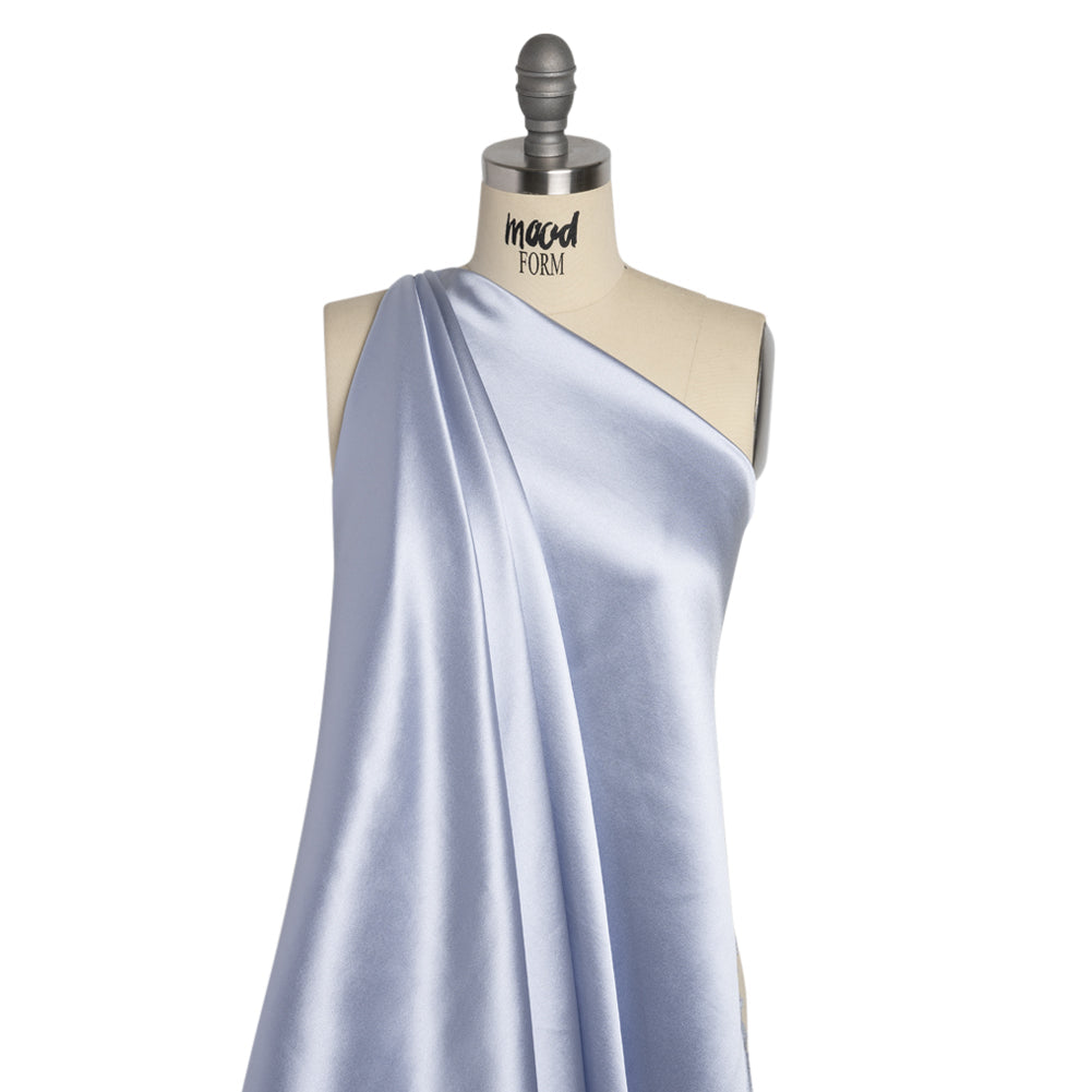 Silk Crepe Back Satin - Icelandic Blue - Premium Collection