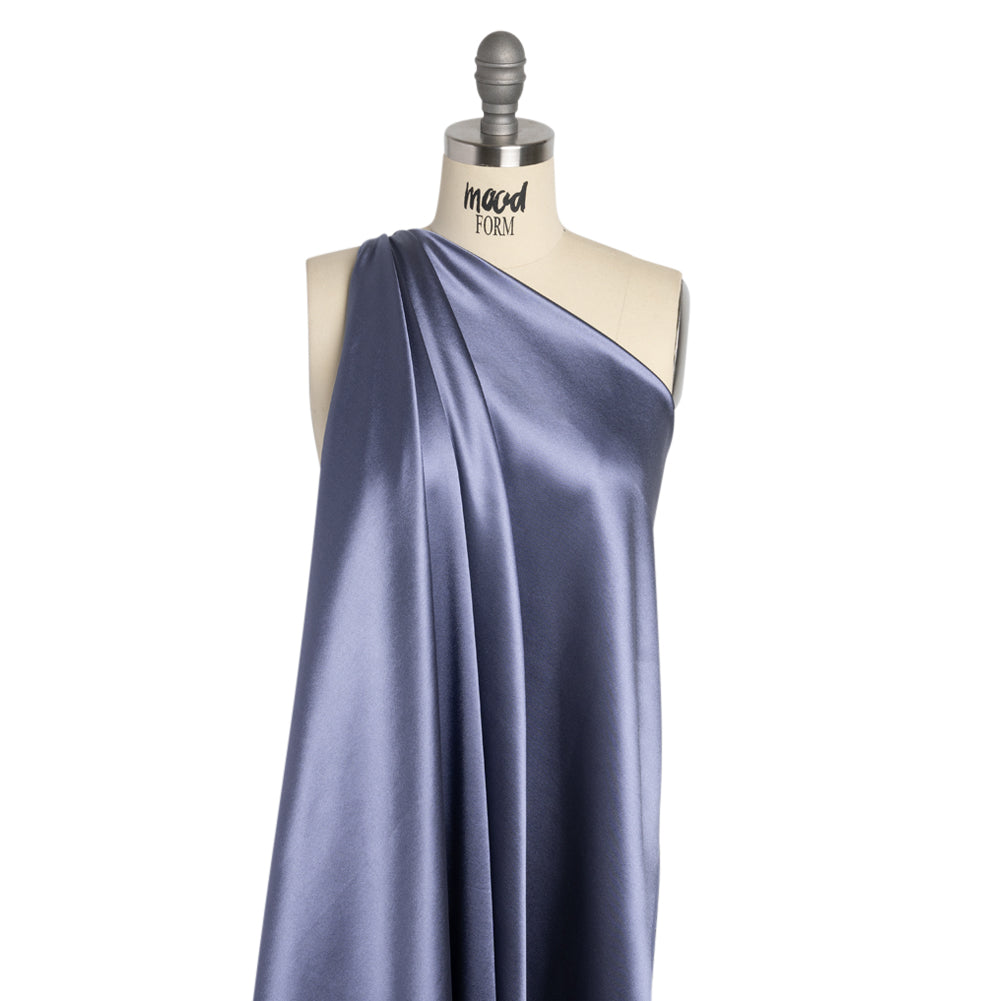 Silk Crepe Back Satin - Infinity Blue - Premium Collection