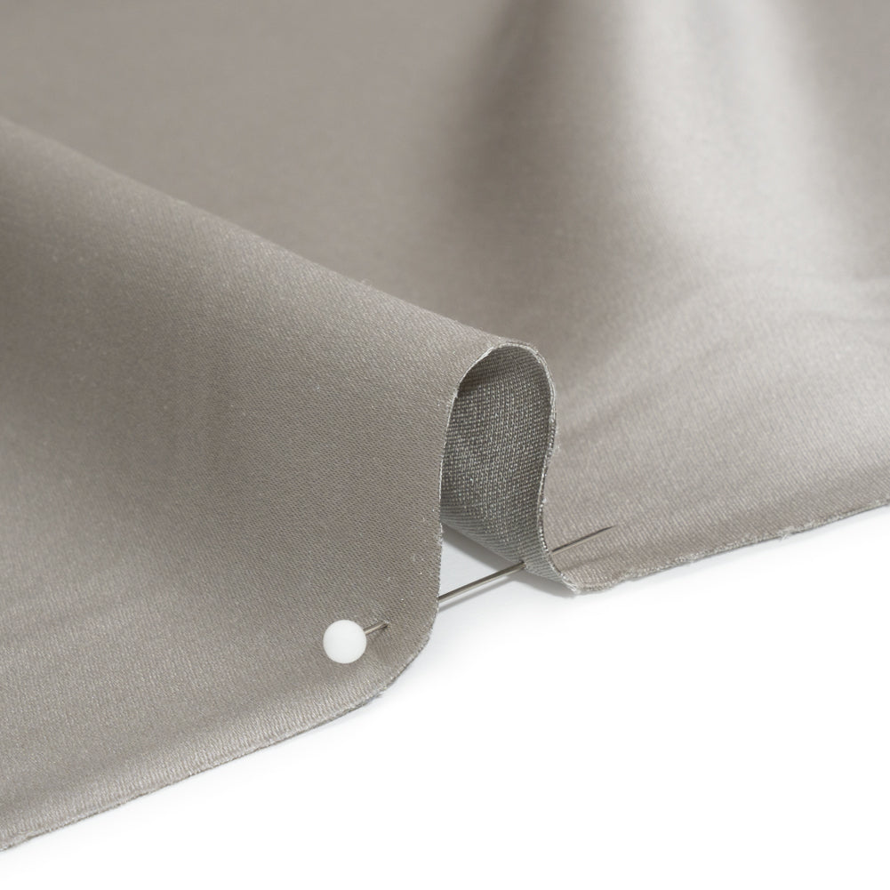 Silk Crepe Back Satin - Moonstruck - Premium Collection