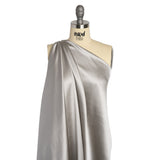 Silk Crepe Back Satin - Moonstruck - Premium Collection