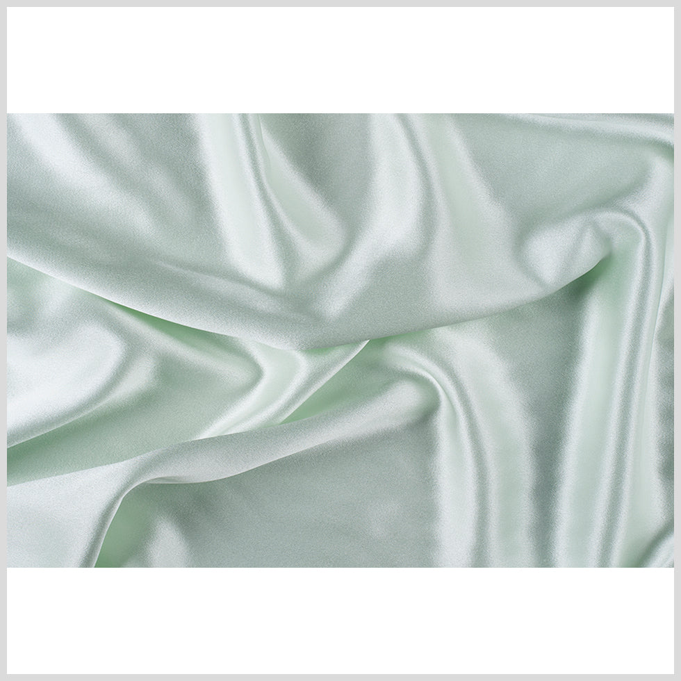 Silk Crepe Back Satin - Fairest Jade - Premium Collection