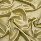 Silk Crepe Back Satin - Linden Green - Premium Collection