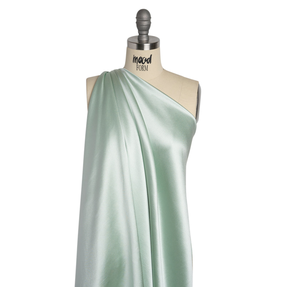 Silk Crepe Back Satin - Morning Mist - Premium Collection