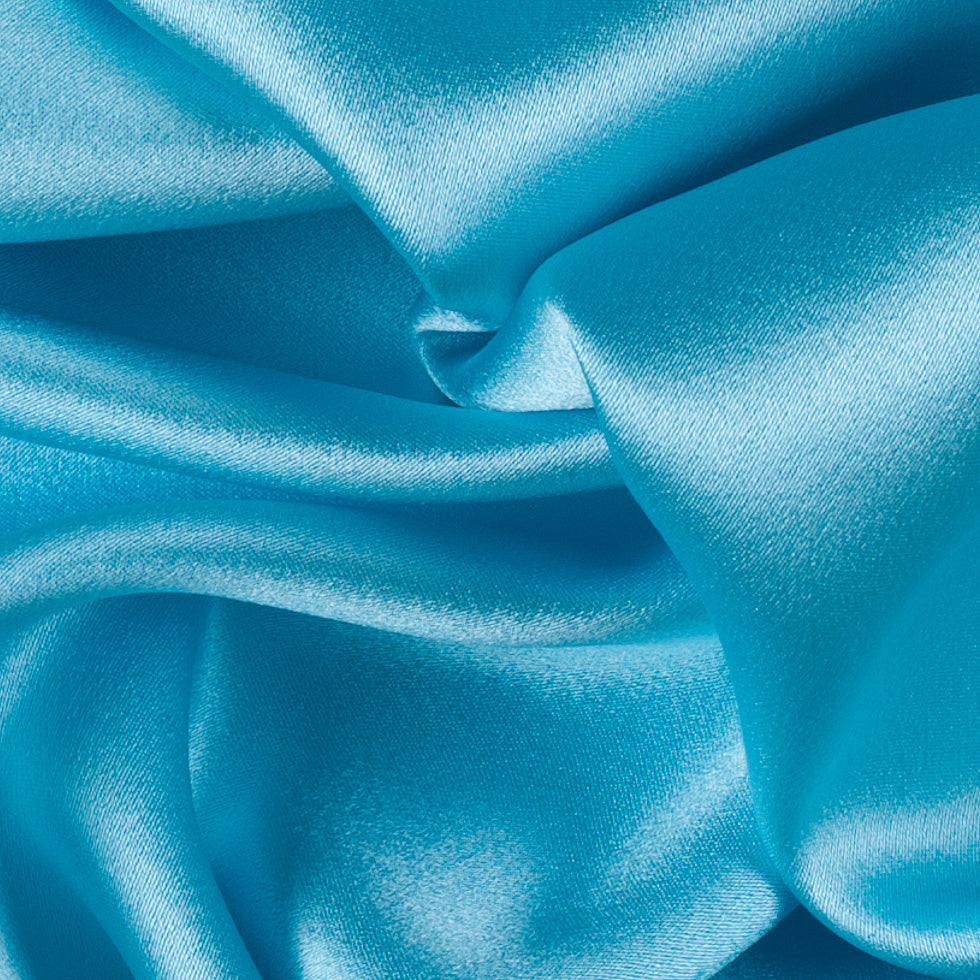 Silk Crepe Back Satin - Angel Blue - Premium Collection