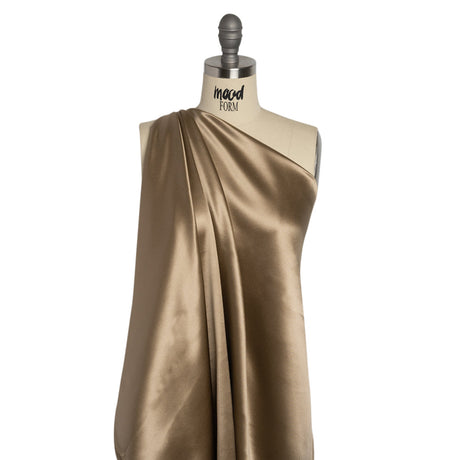 Silk Crepe Back Satin - Cornstalk - Premium Collection