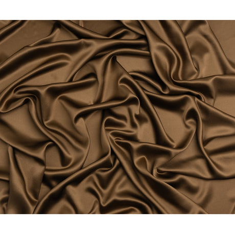 Silk Crepe Back Satin - Dark Olive - Premium Collection