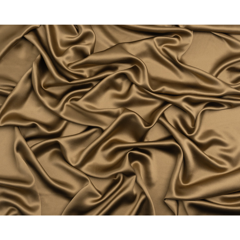 Silk Crepe Back Satin - Capers - Premium Collection