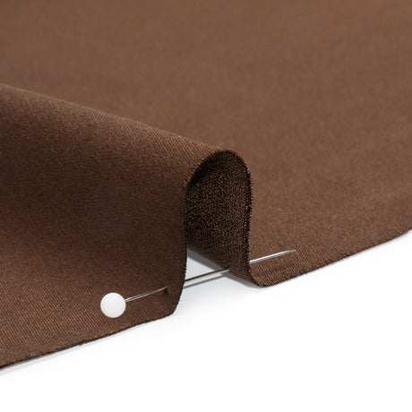 Silk Crepe Back Satin - Chocolate - Premium Collection