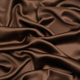 Silk Crepe Back Satin - Chocolate - Premium Collection