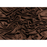 Silk Crepe Back Satin - Dark Brown - Premium Collection