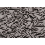 Silk Crepe Back Satin - Silver - Premium Collection