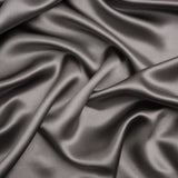 Silk Crepe Back Satin - Silver - Premium Collection
