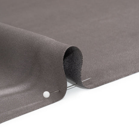 Silk Crepe Back Satin - Dark Silver - Premium Collection