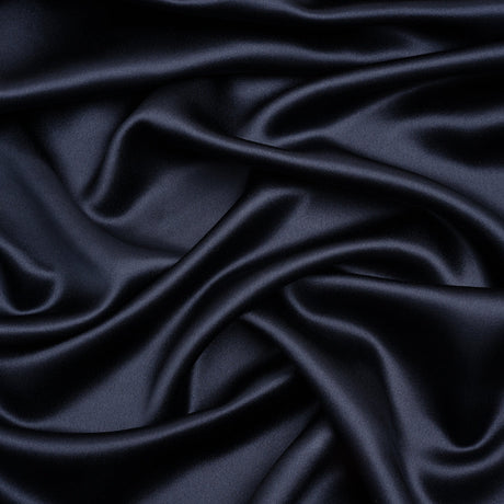 Silk Crepe Back Satin - Navy - Premium Collection
