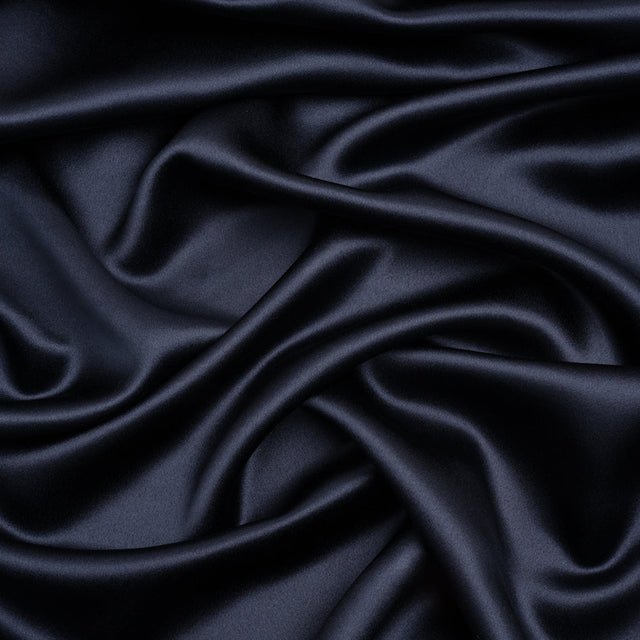 Silk Crepe Back Satin - Navy - Premium Collection
