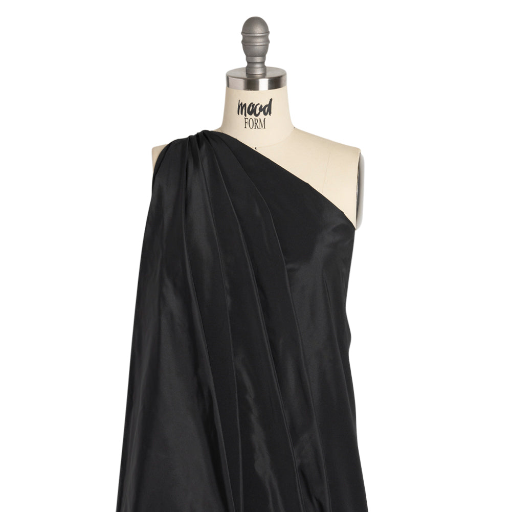 Polyester Taffeta Made in Italy - Black - Premium Collection