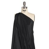 Polyester Taffeta Made in Italy - Black - Premium Collection