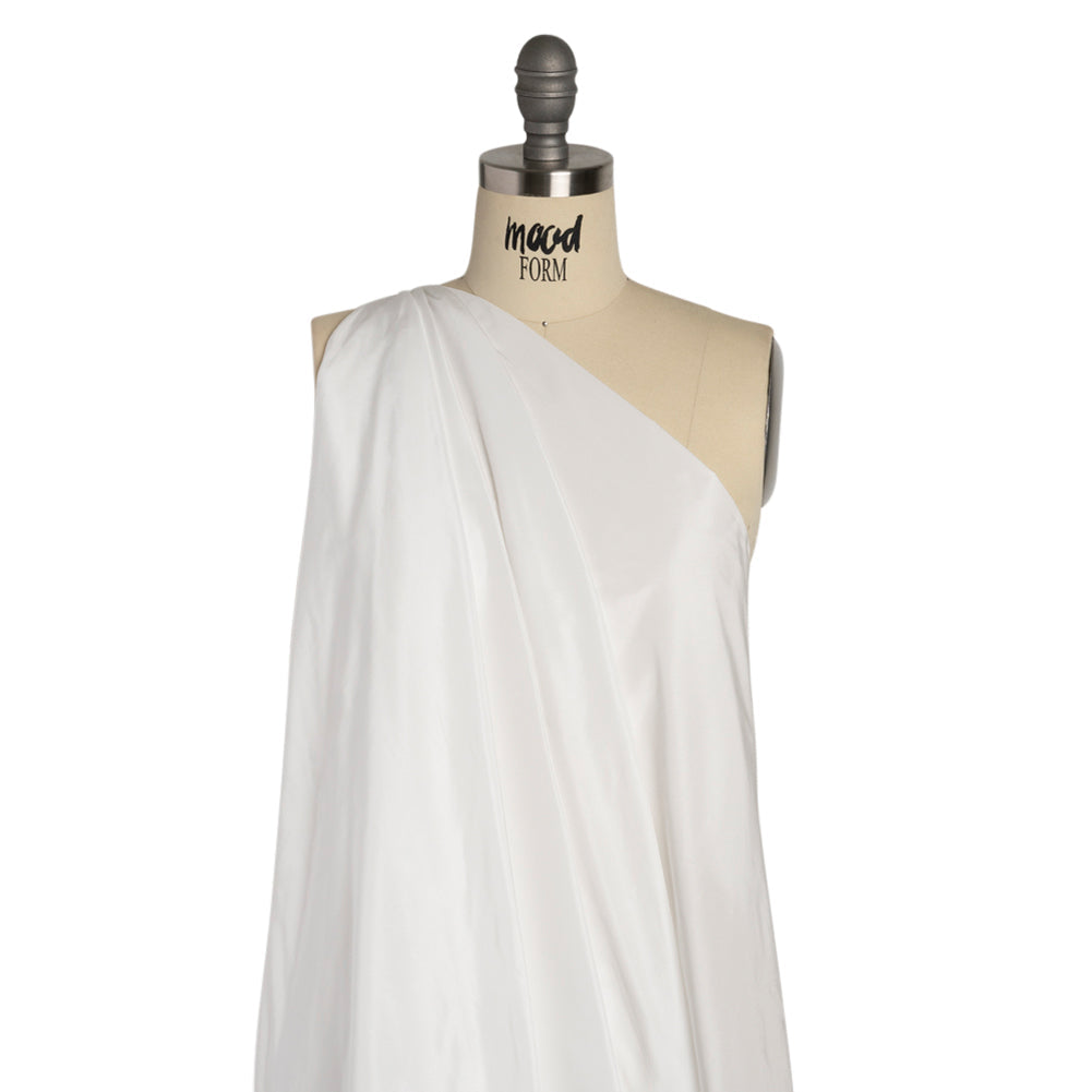Polyester Taffeta Made in Italy - Cloud White - Premium Collection