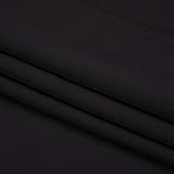 Stretch Recycled Polyester 4-Ply Crepe - Black - Premium Collection