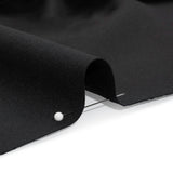 Stretch Recycled Polyester 4-Ply Crepe - Black - Premium Collection