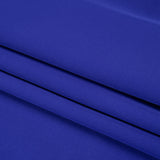 Stretch Recycled Polyester 4-Ply Crepe - Blue - Premium Collection