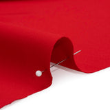 Stretch Recycled Polyester 4-Ply Crepe - Dark Red - Premium Collection