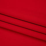 Stretch Recycled Polyester 4-Ply Crepe - Dark Red - Premium Collection