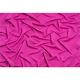 Stretch Recycled Polyester 4-Ply Crepe - Light Fuchsia - Premium Collection