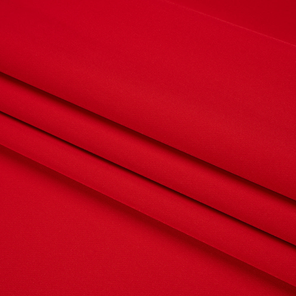Stretch Recycled Polyester 4-Ply Crepe - Light Red - Premium Collection