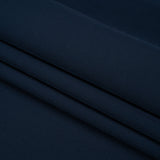 Stretch Recycled Polyester 4-Ply Crepe - Navy - Premium Collection