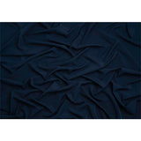 Stretch Recycled Polyester 4-Ply Crepe - Navy - Premium Collection