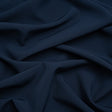 Stretch Recycled Polyester 4-Ply Crepe - Navy - Premium Collection