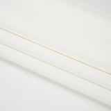 Stretch Recycled Polyester 4-Ply Crepe - Off White - Premium Collection