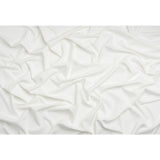 Stretch Recycled Polyester 4-Ply Crepe - Off White - Premium Collection
