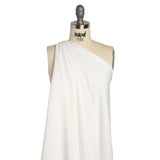 Stretch Recycled Polyester 4-Ply Crepe - Off White - Premium Collection